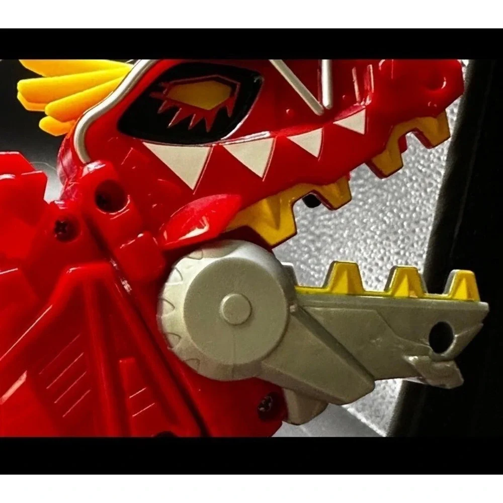 Power Rangers Tyrannosaurs Rex Super Charge Morpher Red Blaster Bandai WORKS-2